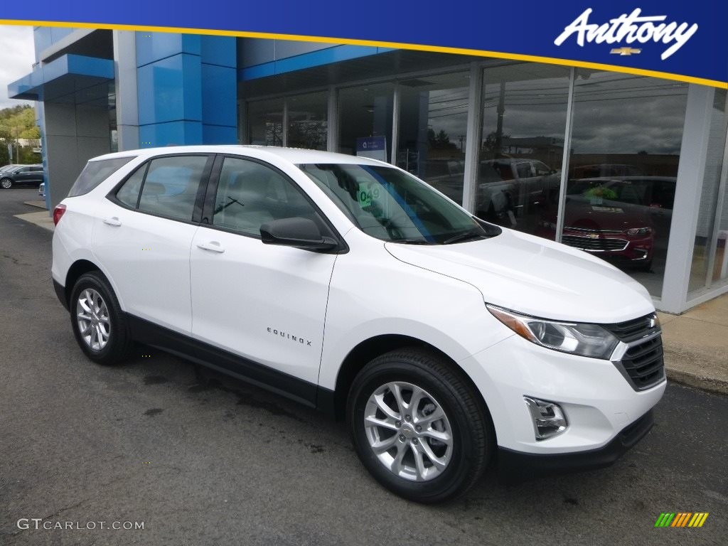 2019 Equinox LS AWD - Summit White / Medium Ash Gray photo #1