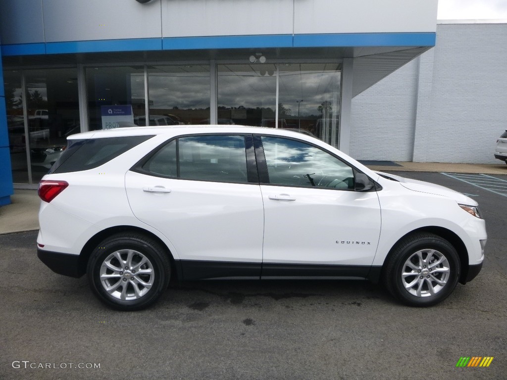 2019 Equinox LS AWD - Summit White / Medium Ash Gray photo #3
