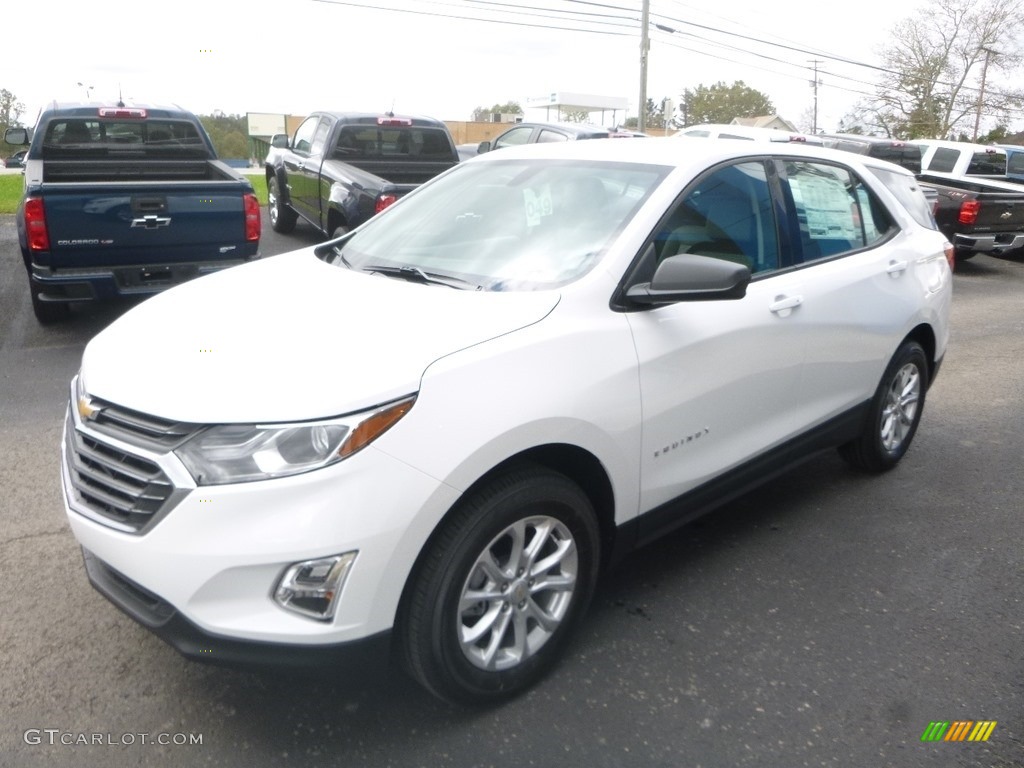 2019 Equinox LS AWD - Summit White / Medium Ash Gray photo #8