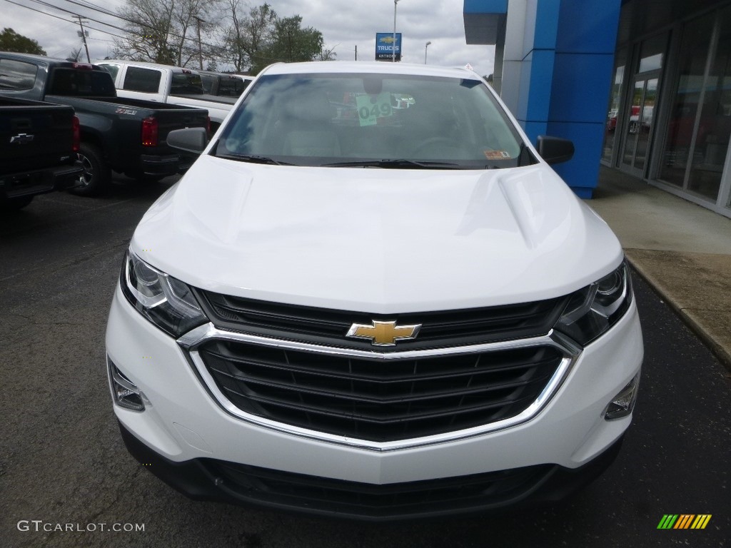 2019 Equinox LS AWD - Summit White / Medium Ash Gray photo #9