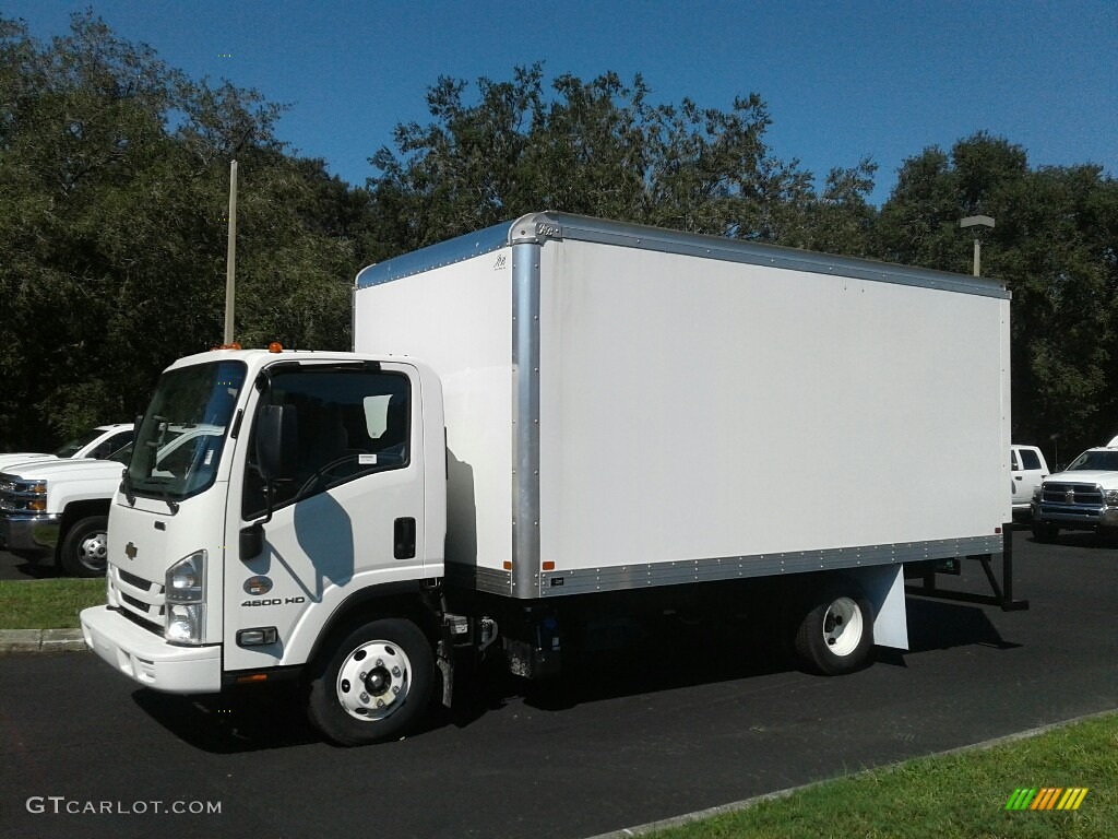 Summit White 2018 Chevrolet Low Cab Forward 4500HD Moving Truck Exterior Photo #129882820