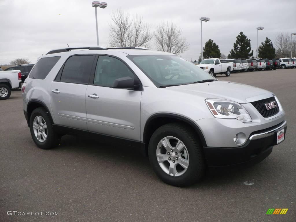 2009 Acadia SLE AWD - Quicksilver Metallic / Light Titanium photo #1