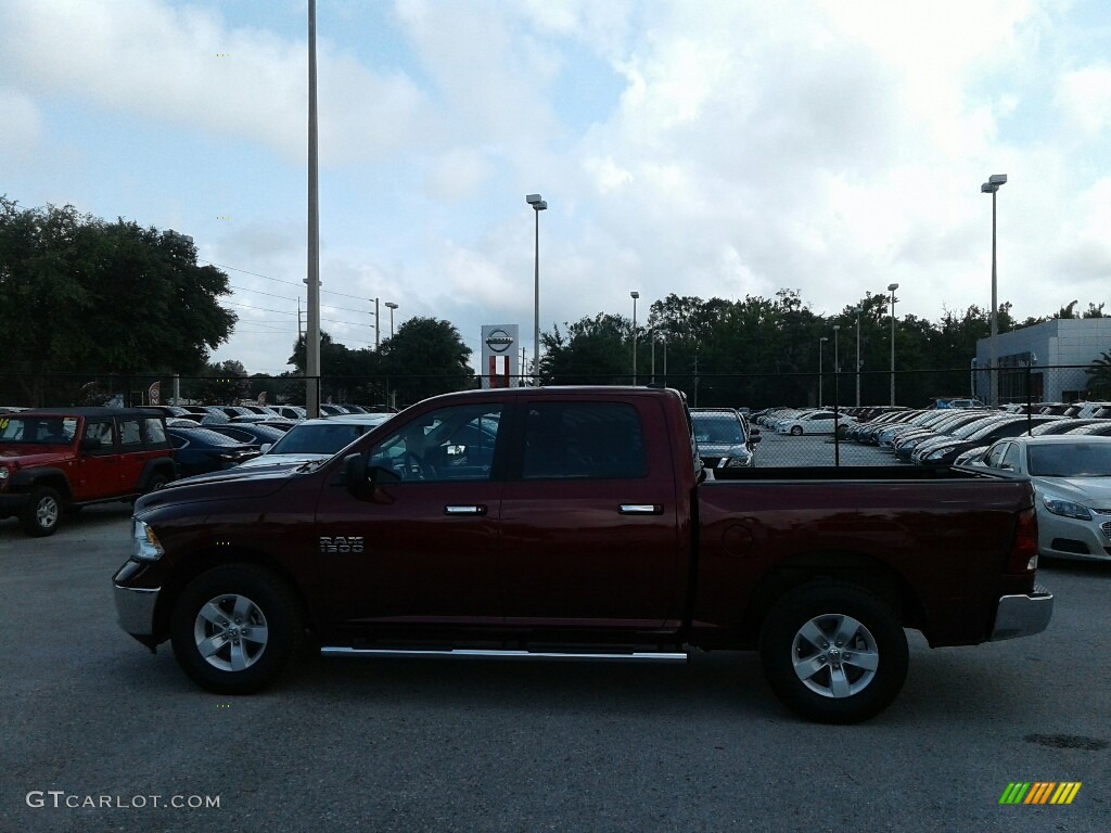 2018 1500 SLT Crew Cab - Delmonico Red Pearl / Black/Diesel Gray photo #2