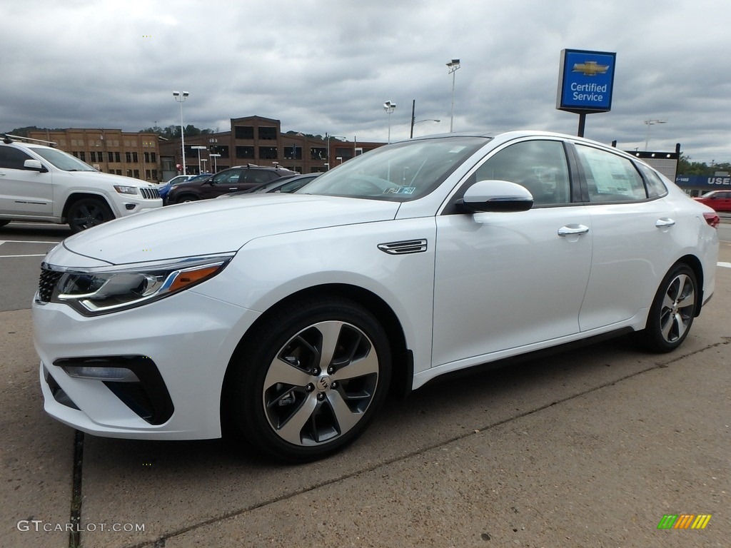 Snow White Pearl 2019 Kia Optima S Exterior Photo #129885316