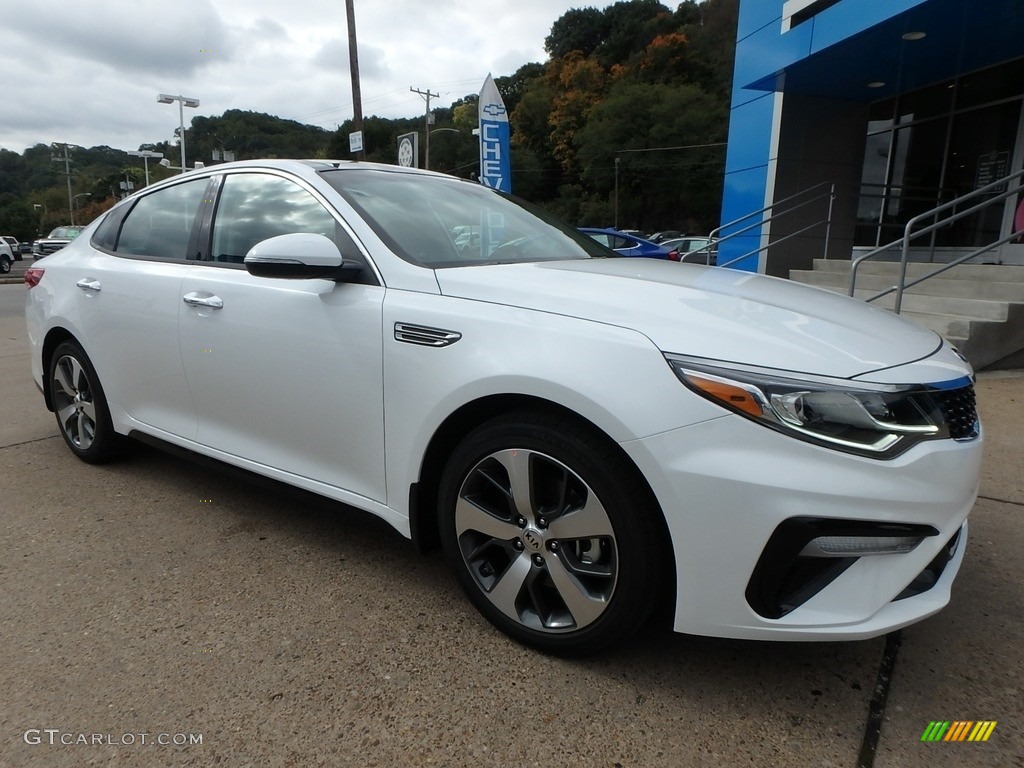 Snow White Pearl 2019 Kia Optima S Exterior Photo #129885364