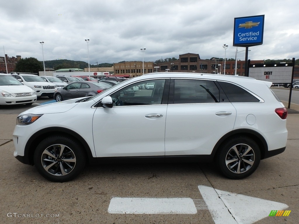 2019 Sorento EX V6 - Snow White Pearl / Satin Black photo #6