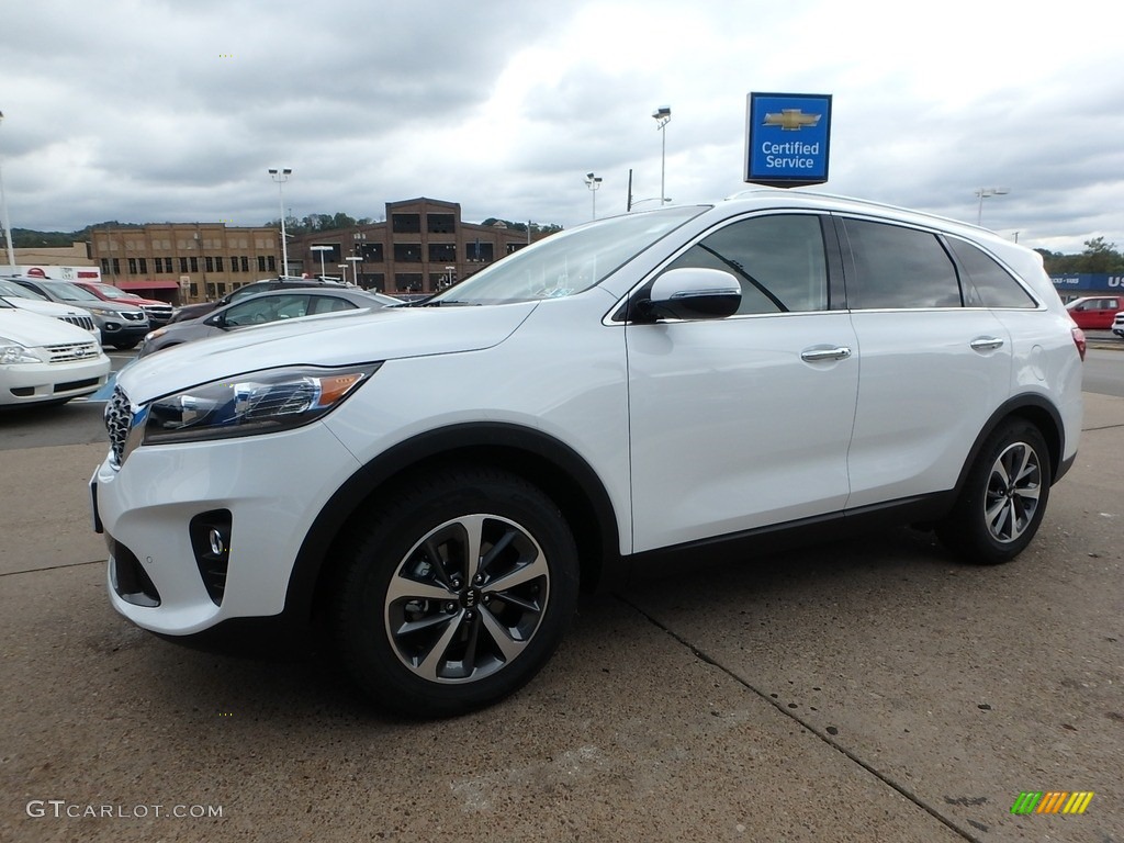 2019 Sorento EX V6 - Snow White Pearl / Satin Black photo #7