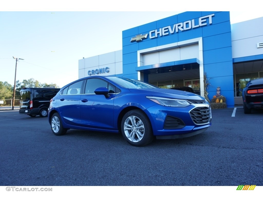 2019 Cruze LT Hatchback - Kinetic Blue Metallic / Black photo #1