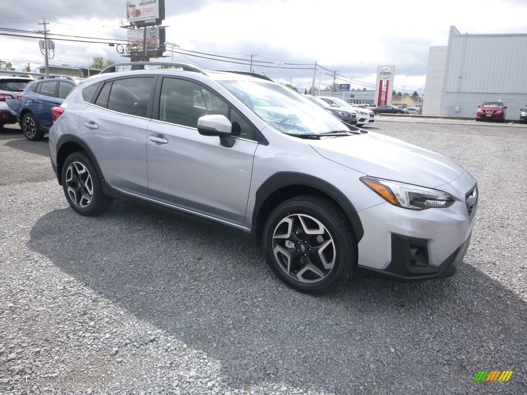 2019 Crosstrek 2.0i Limited - Ice Silver Metallic / Black photo #1