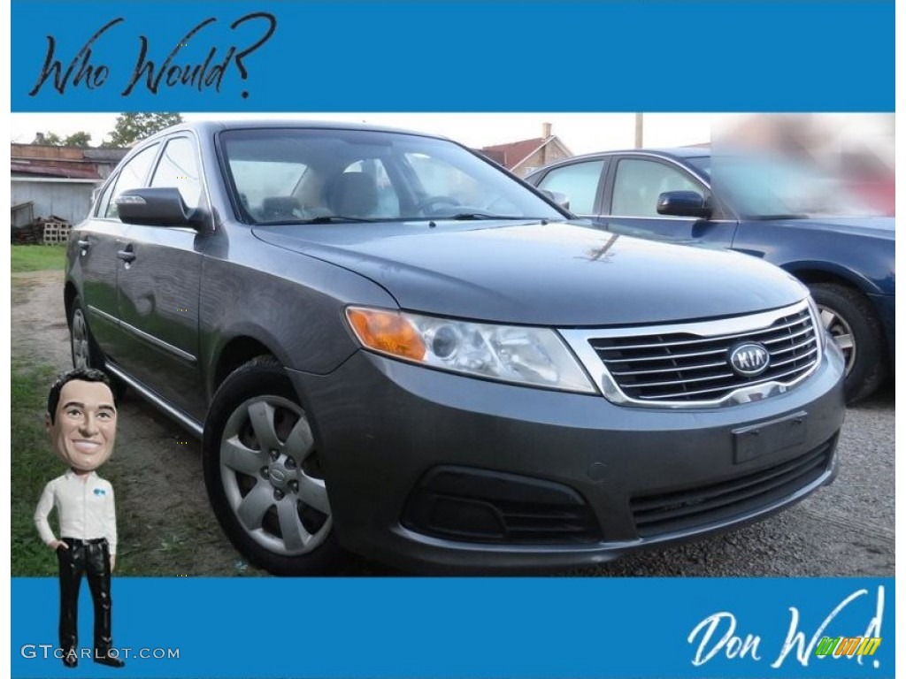 2009 Optima LX - Midnight Gray / Gray photo #1