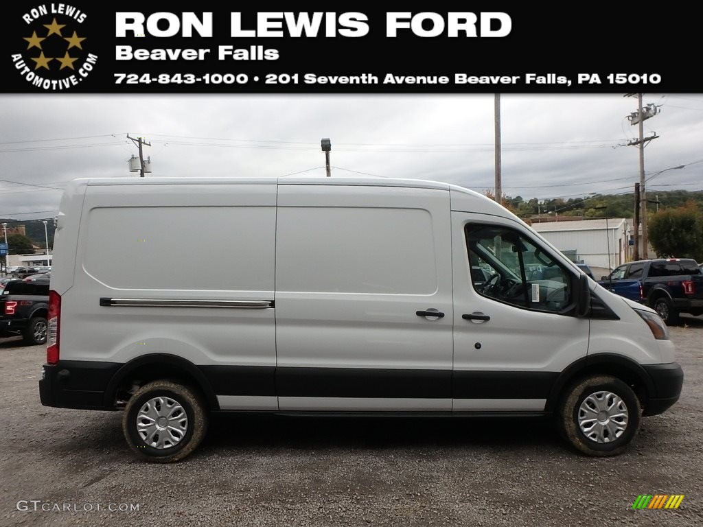 2019 Transit Van 350 MR Long - Oxford White / Pewter photo #1
