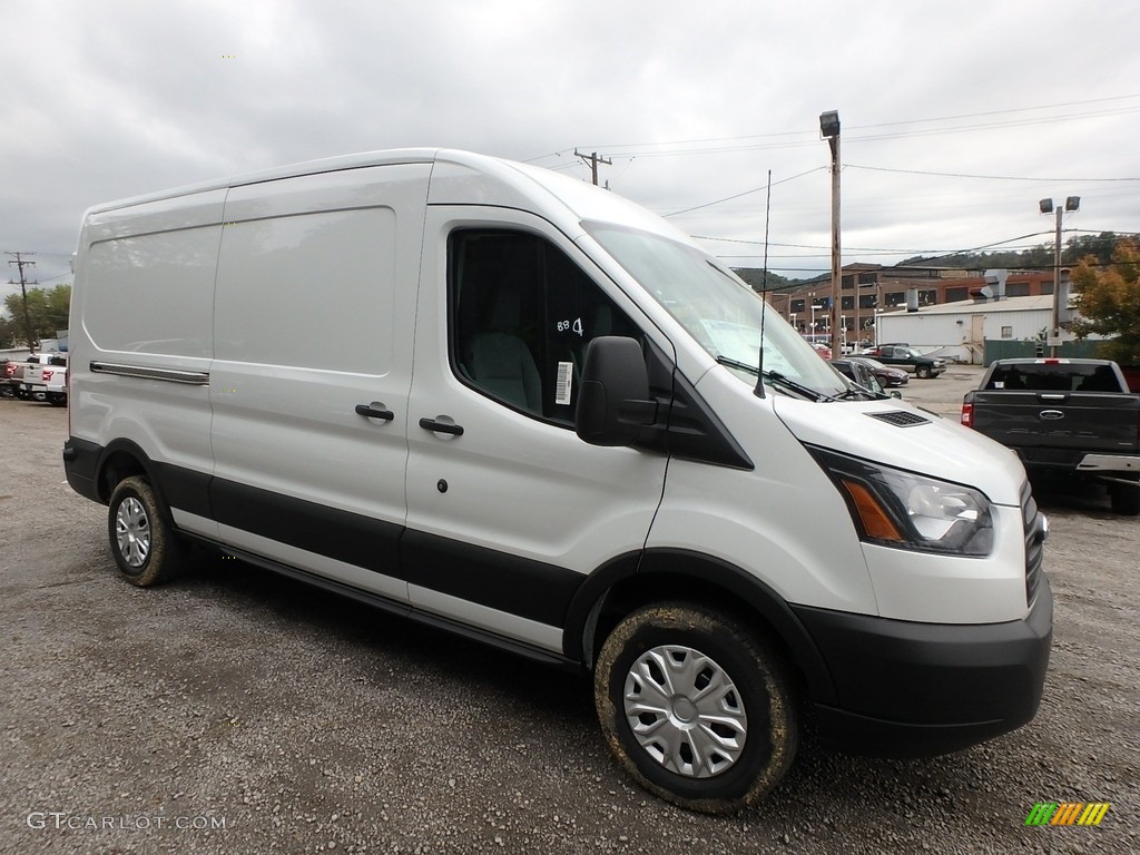 2019 Transit Van 350 MR Long - Oxford White / Pewter photo #12