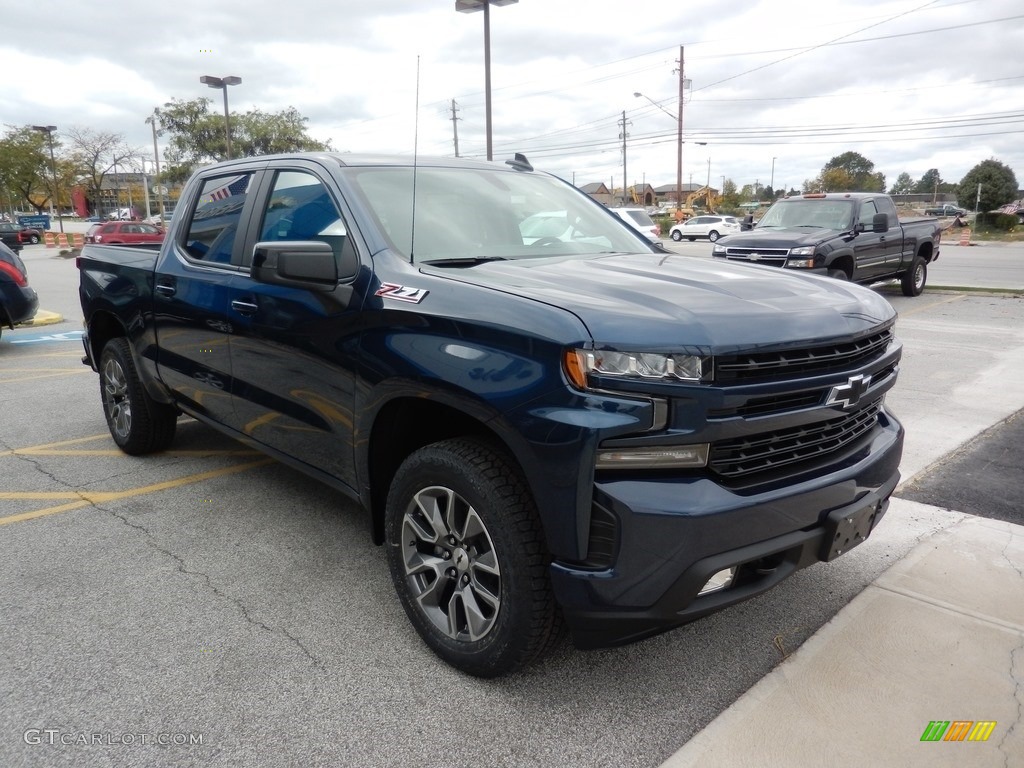 2019 Silverado 1500 RST Crew Cab 4WD - Northsky Blue Metallic / Jet Black photo #3