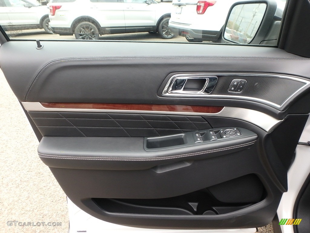 2018 Explorer Platinum 4WD - White Platinum / Ebony Black photo #14