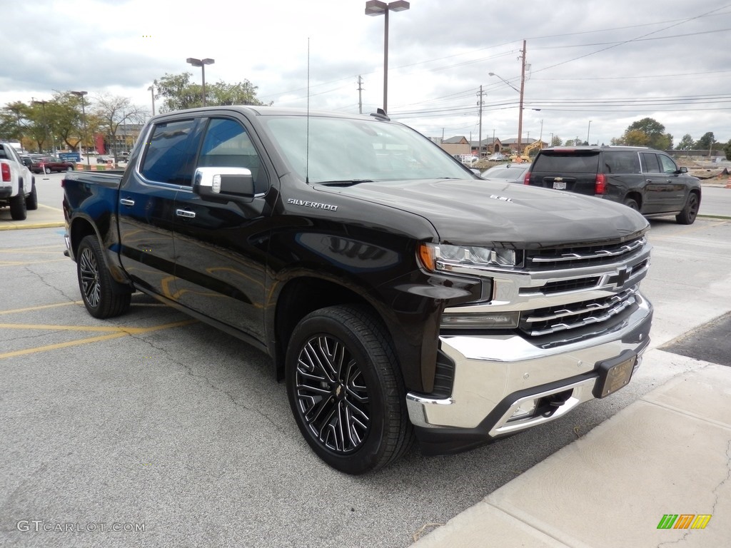 Havana Brown Metallic 2019 Chevrolet Silverado 1500 LTZ Crew Cab 4WD Exterior Photo #129891706