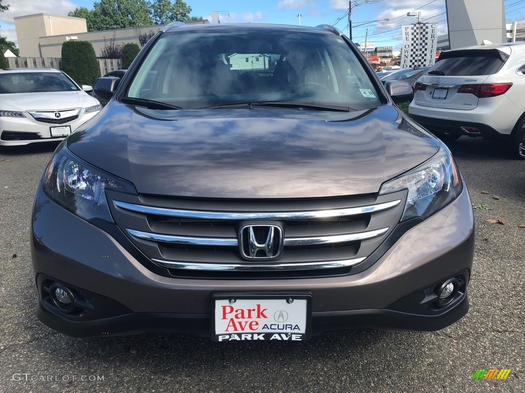 2014 CR-V EX-L AWD - Urban Titanium Metallic / Black photo #2