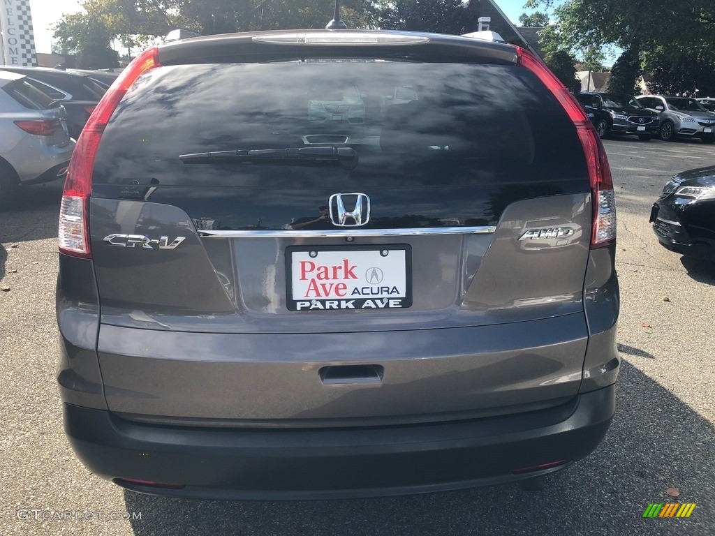 2014 CR-V EX-L AWD - Urban Titanium Metallic / Black photo #6