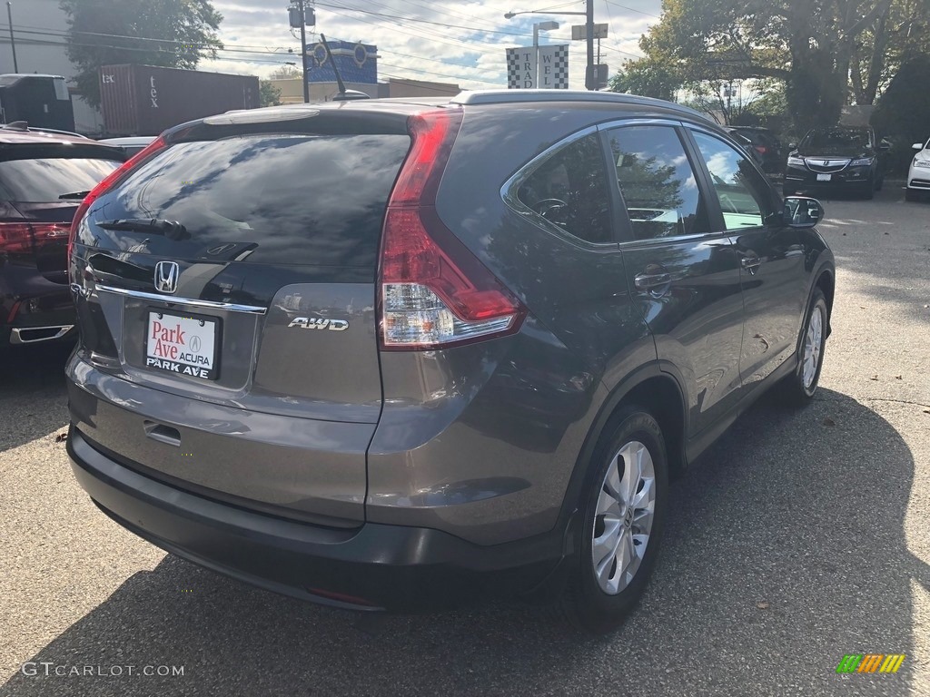 2014 CR-V EX-L AWD - Urban Titanium Metallic / Black photo #7