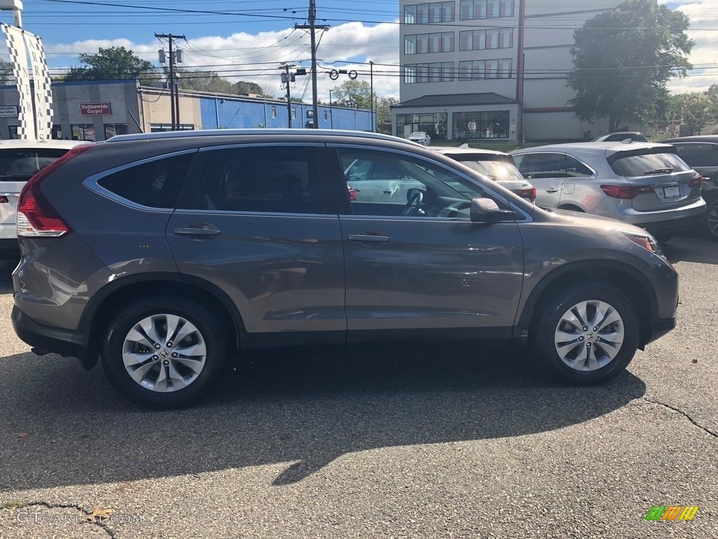 2014 CR-V EX-L AWD - Urban Titanium Metallic / Black photo #8