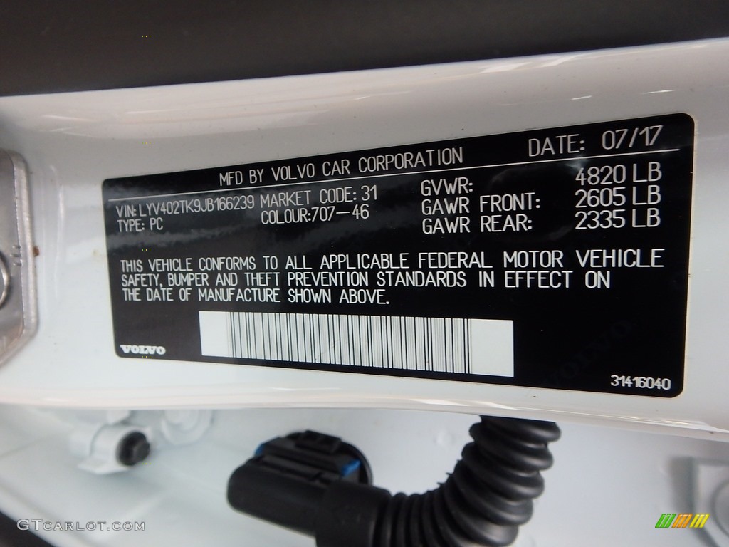 2018 S60 T5 AWD - Ice White / Black photo #23