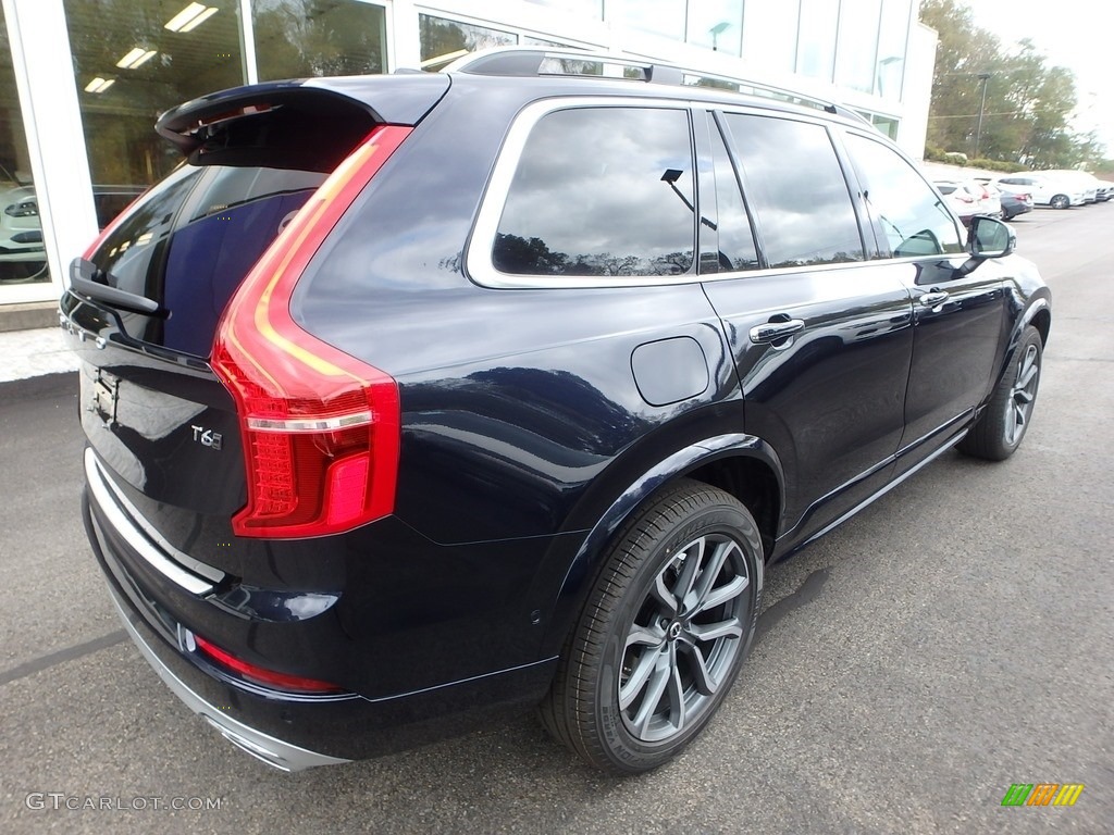 2019 XC90 T6 AWD Momentum - Magic Blue Metallic / Blonde photo #2