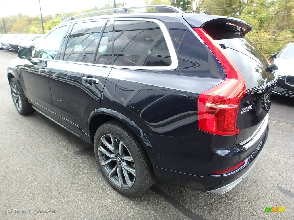 2019 XC90 T6 AWD Momentum - Magic Blue Metallic / Blonde photo #4