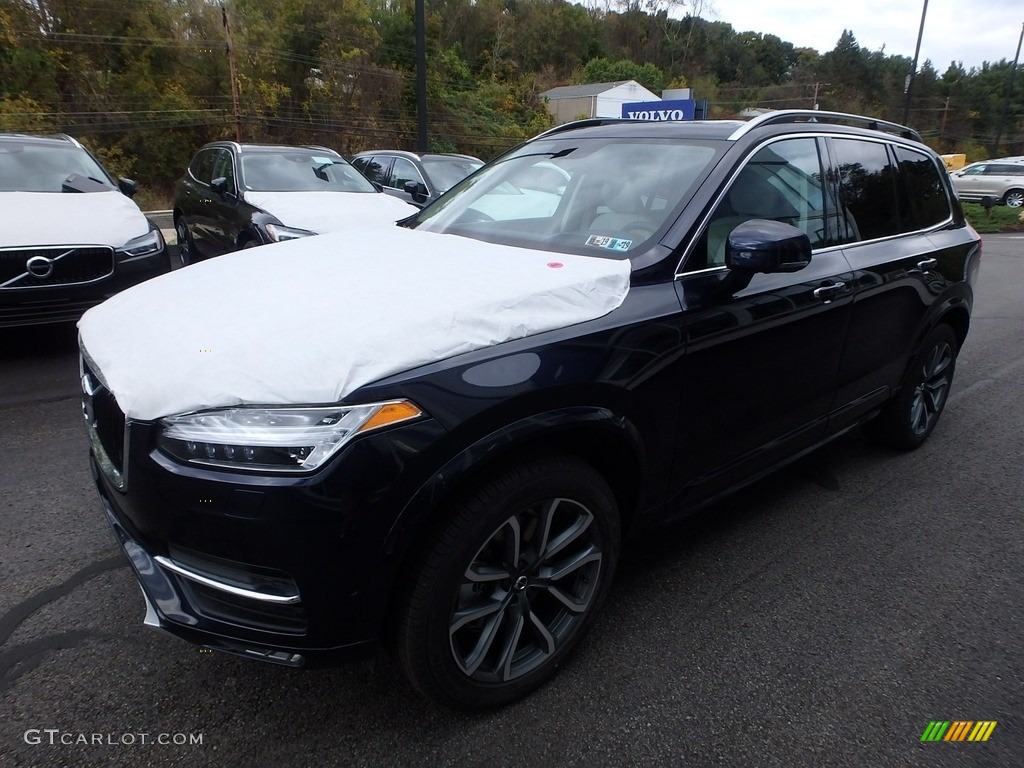 2019 XC90 T6 AWD Momentum - Magic Blue Metallic / Blonde photo #5