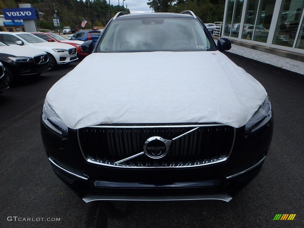 2019 XC90 T6 AWD Momentum - Magic Blue Metallic / Blonde photo #6