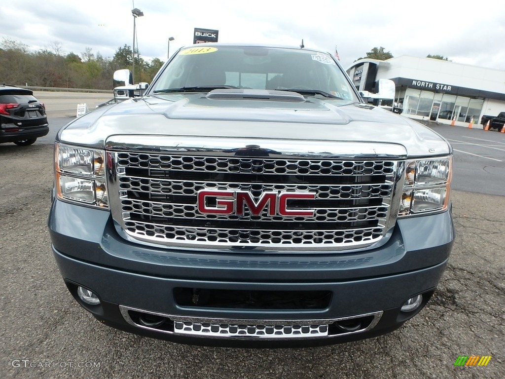 2012 Sierra 2500HD Denali Crew Cab 4x4 - Stealth Gray Metallic / Ebony photo #3