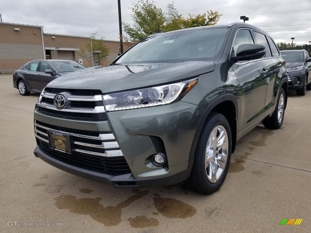 Alumina Jade Metallic 2019 Toyota Highlander Limited AWD Exterior Photo #129894166