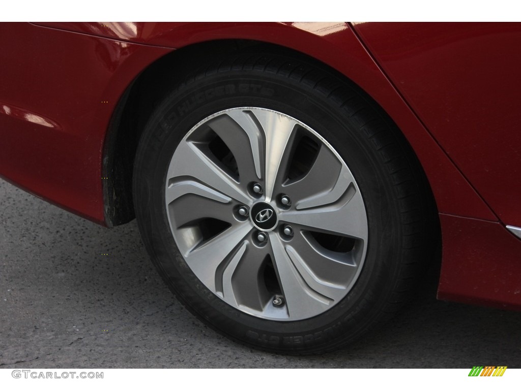 2013 Sonata Hybrid Limited - Venetian Red Pearl / Camel photo #9