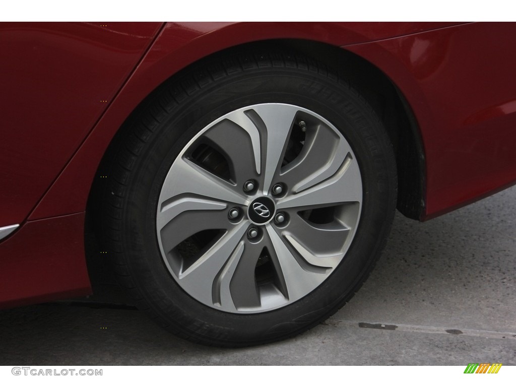 2013 Sonata Hybrid Limited - Venetian Red Pearl / Camel photo #11