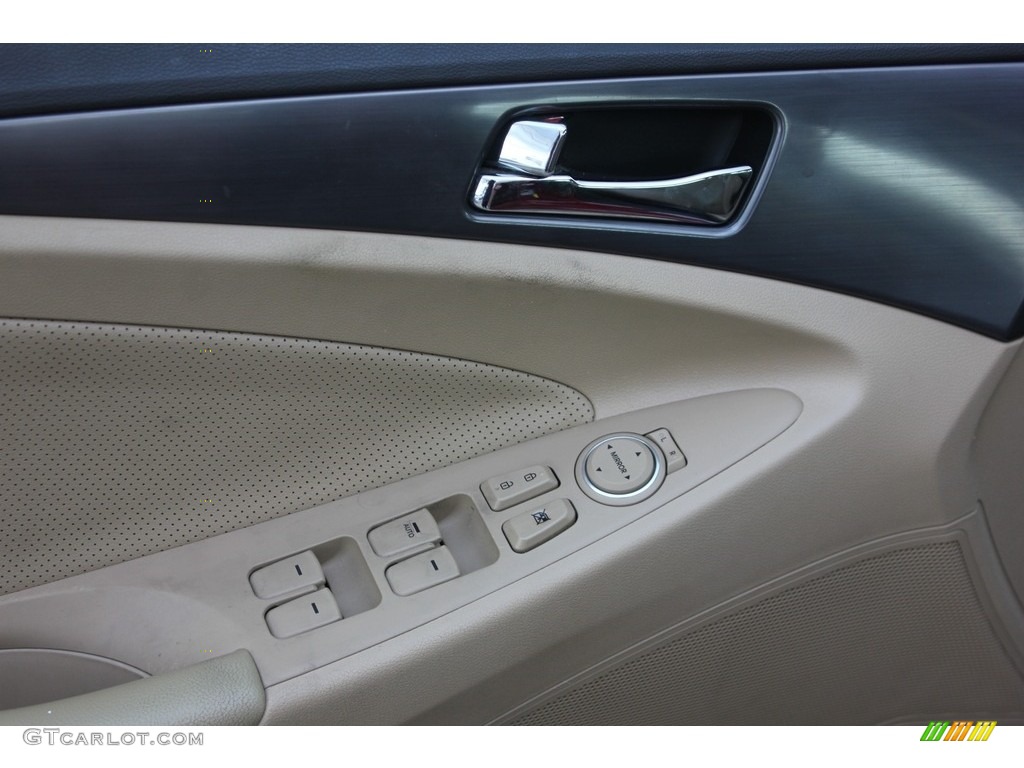 2013 Sonata Hybrid Limited - Venetian Red Pearl / Camel photo #13
