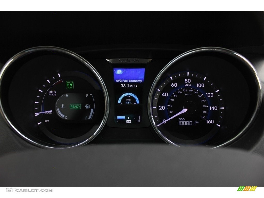 2013 Sonata Hybrid Limited - Venetian Red Pearl / Camel photo #27
