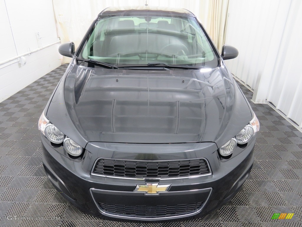 2015 Sonic LT Sedan - Ashen Gray Metallic / Jet Black/Dark Titanium photo #5