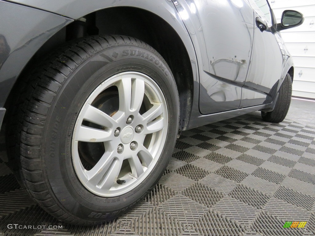 2015 Sonic LT Sedan - Ashen Gray Metallic / Jet Black/Dark Titanium photo #16