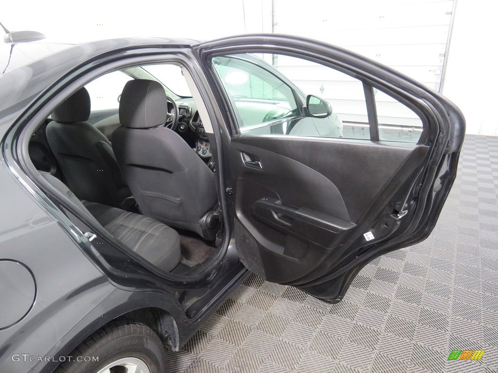 2015 Sonic LT Sedan - Ashen Gray Metallic / Jet Black/Dark Titanium photo #23