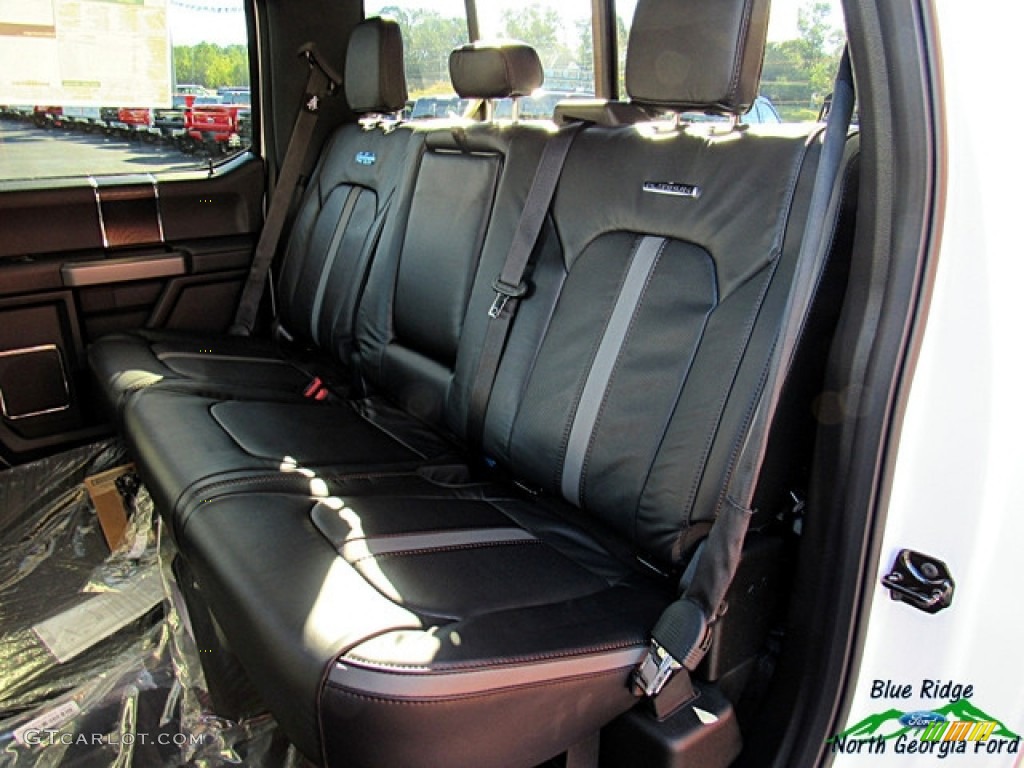 2019 F450 Super Duty Platinum Crew Cab 4x4 - White Platinum Metallic Tri-Coat / Black photo #12