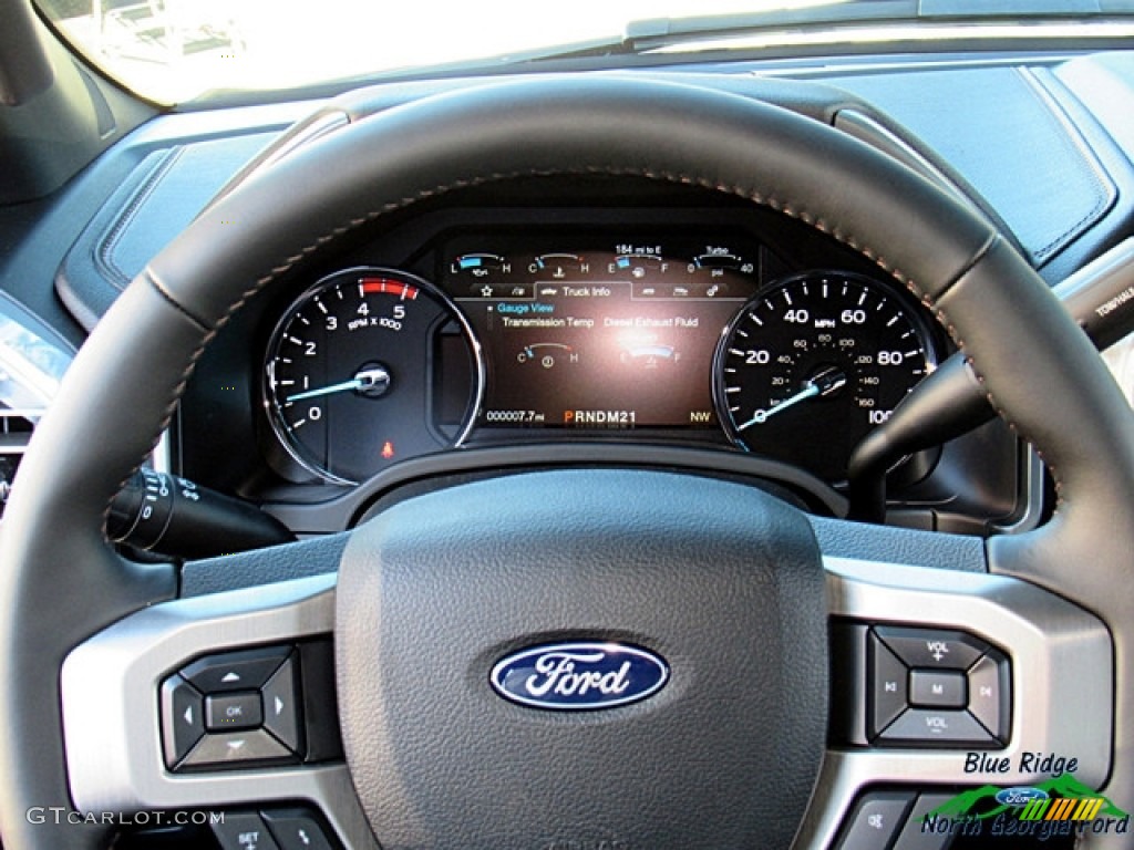 2019 F450 Super Duty Platinum Crew Cab 4x4 - White Platinum Metallic Tri-Coat / Black photo #17