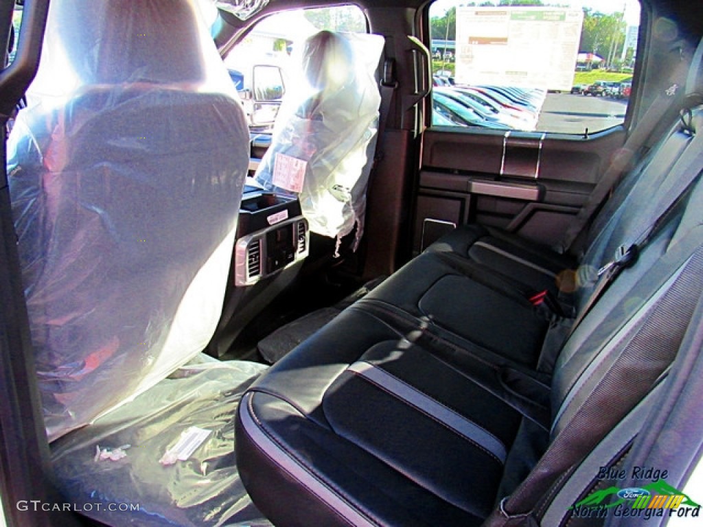 2019 F450 Super Duty Platinum Crew Cab 4x4 - White Platinum Metallic Tri-Coat / Black photo #37