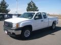Summit White - Sierra 1500 Work Truck Extended Cab 4x4 Photo No. 3