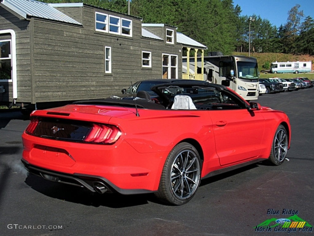 2019 Mustang EcoBoost Convertible - Race Red / Ebony photo #5