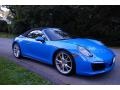 Paint to Sample Voodoo Blue 2017 Porsche 911 Carrera 4S Cabriolet Exterior