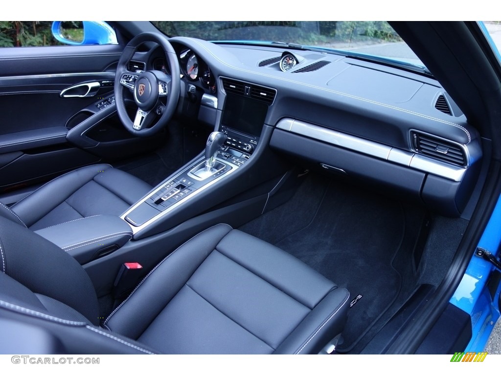 2017 Porsche 911 Carrera 4S Cabriolet Black Dashboard Photo #129904197