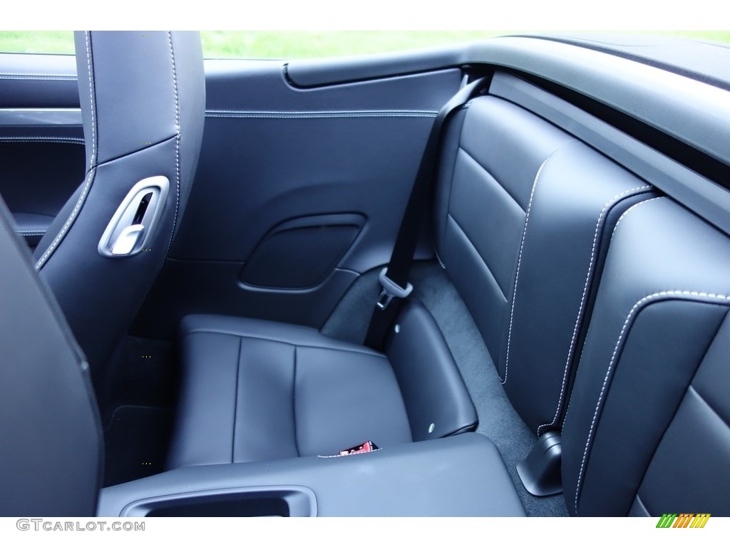 Black Interior 2017 Porsche 911 Carrera 4S Cabriolet Photo #129904251