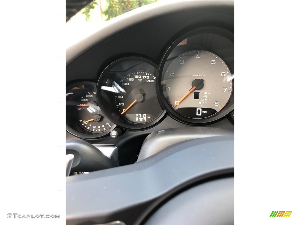 2017 Porsche 911 Carrera 4S Cabriolet Gauges Photo #129904275