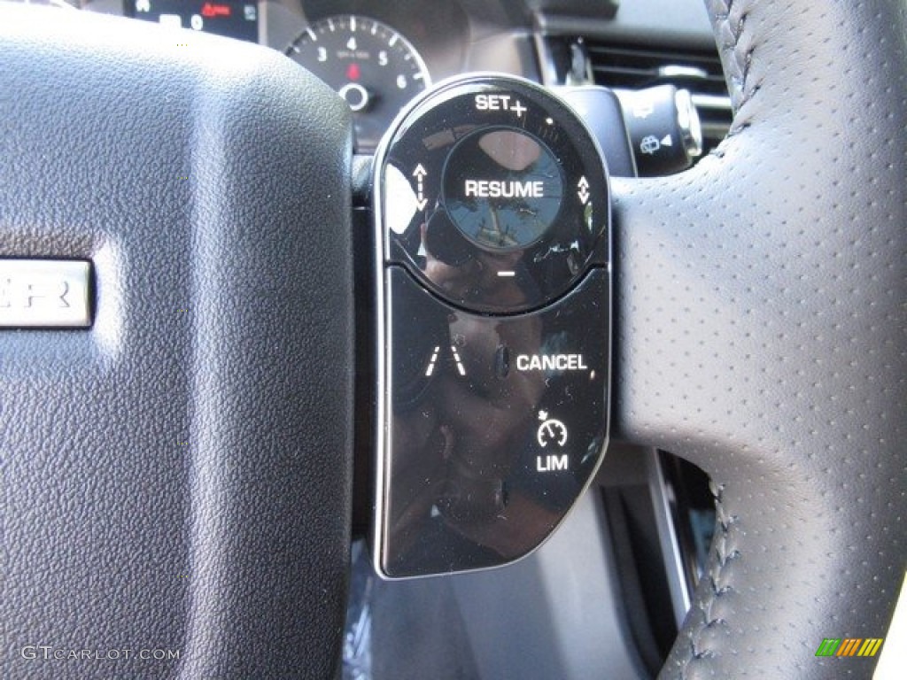 2019 Land Rover Range Rover Velar S Ebony Steering Wheel Photo #129905418