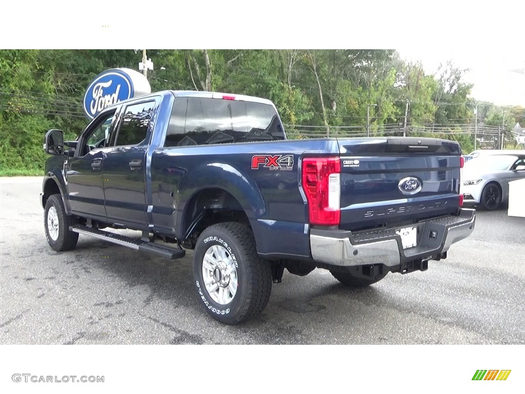 Blue Jeans 2019 Ford F250 Super Duty XLT Crew Cab 4x4 Exterior Photo #129905624