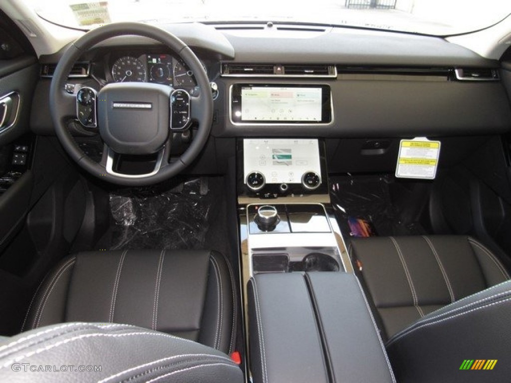 2019 Range Rover Velar S - Santorini Black Metallic / Ebony photo #4