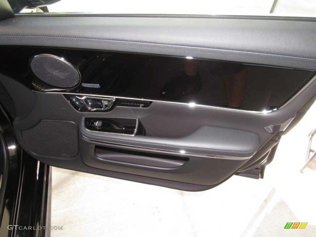 2019 Jaguar XJ R-Sport Ebony Door Panel Photo #129906087